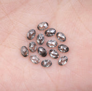 3.0 X 2.0 Salt and Pepper Oval Cut Diamonds