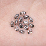 3.0 X 2.0 Salt and Pepper Oval Cut Diamonds