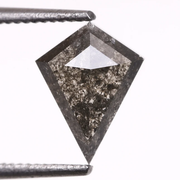 Kite Cut Earth Mined Salt and Pepper Diamond