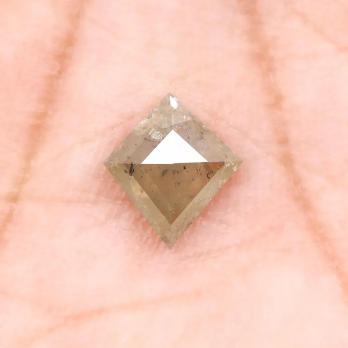 Kite Cut Fancy Natural Rose Cut Diamond