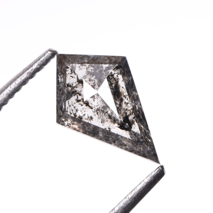 Kite Cut Loose Full Cut Salt And Pepper Diamond