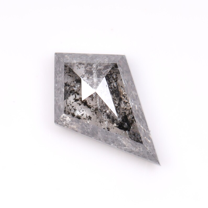 Kite Cut Loose Full Cut Salt And Pepper Diamond