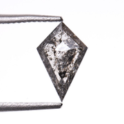 Kite Cut Loose Full Cut Salt And Pepper Diamond