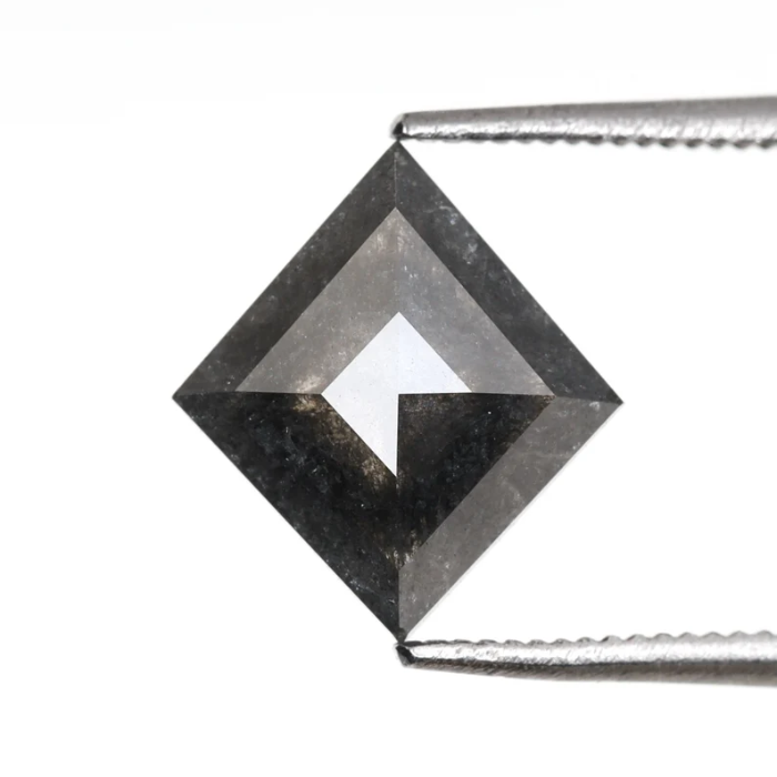 Kite Cut Loose Natural Salt And Pepper Diamond