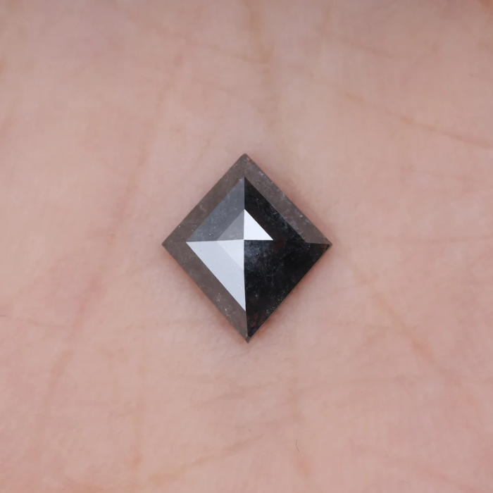 Kite Cut Loose Natural Salt And Pepper Diamond