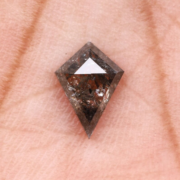 Kite Cut Loose Natural Salt and Pepper Earth Mined Diamond