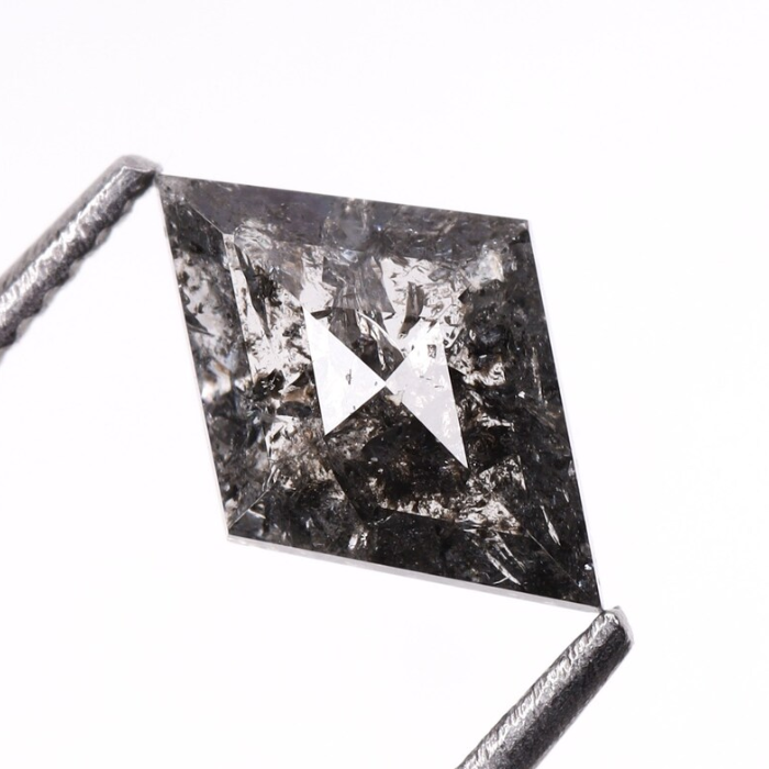 Kite Cut Loose Salt and Pepper Diamond