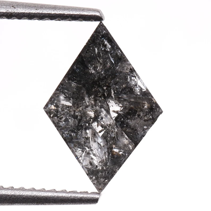 Kite Cut Loose Salt and Pepper Diamond