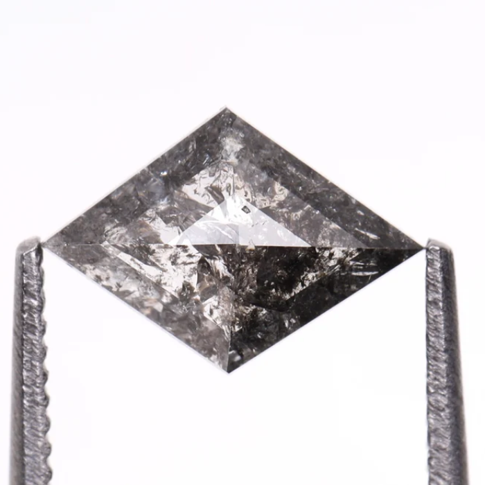 Kite Cut Loose Salt and Pepper Diamond