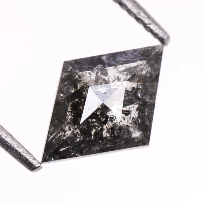 Kite Cut Loose Salt and Pepper Diamond