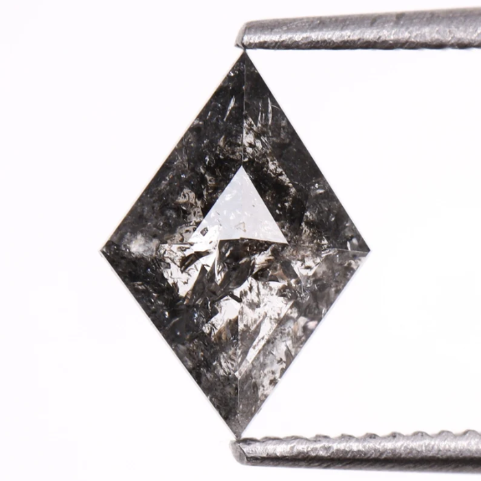 Kite Cut Loose Salt and Pepper Diamond