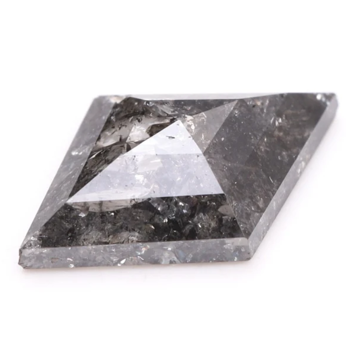 Kite Cut Loose Salt and Pepper Diamond