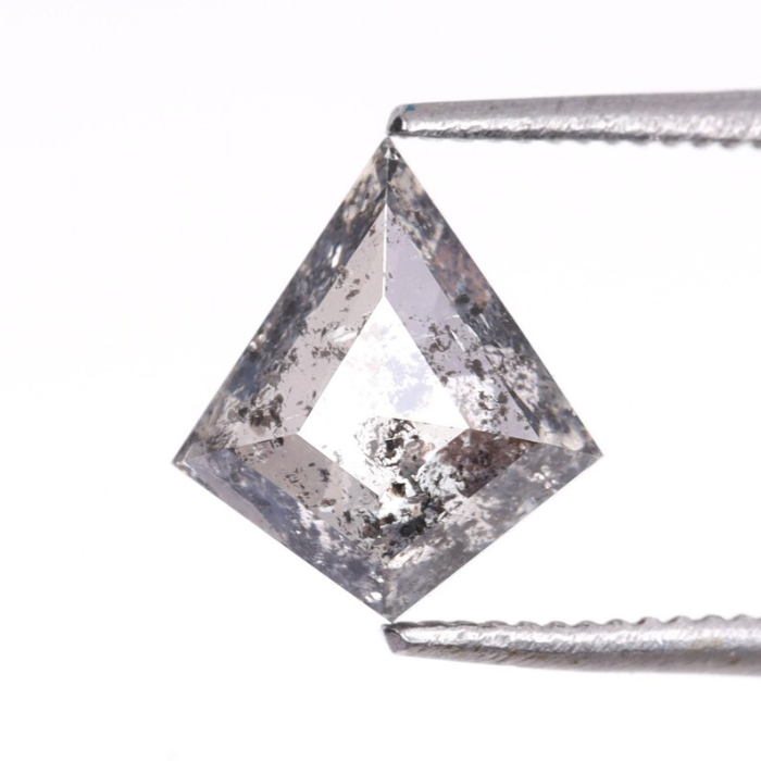 Kite Cut Loose Salt and Pepper Earth Mined Diamond