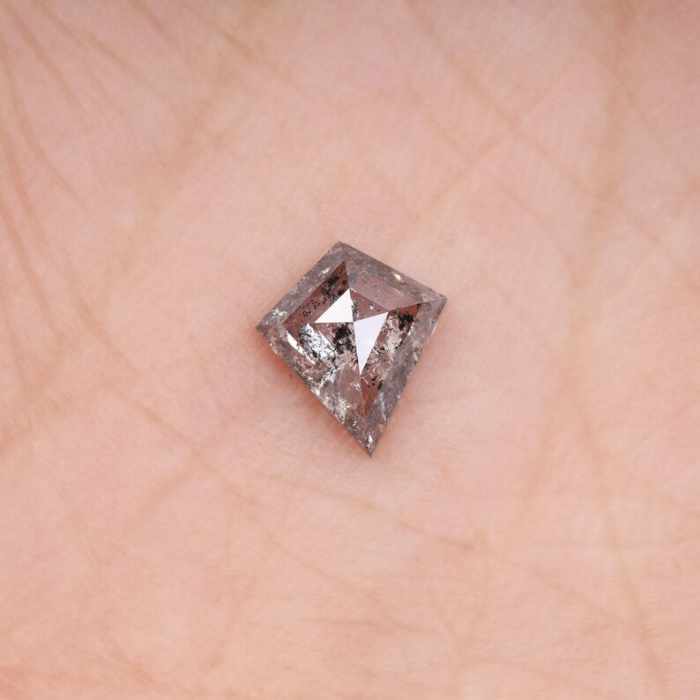 Kite Cut Loose Salt and Pepper Earth Mined Diamond