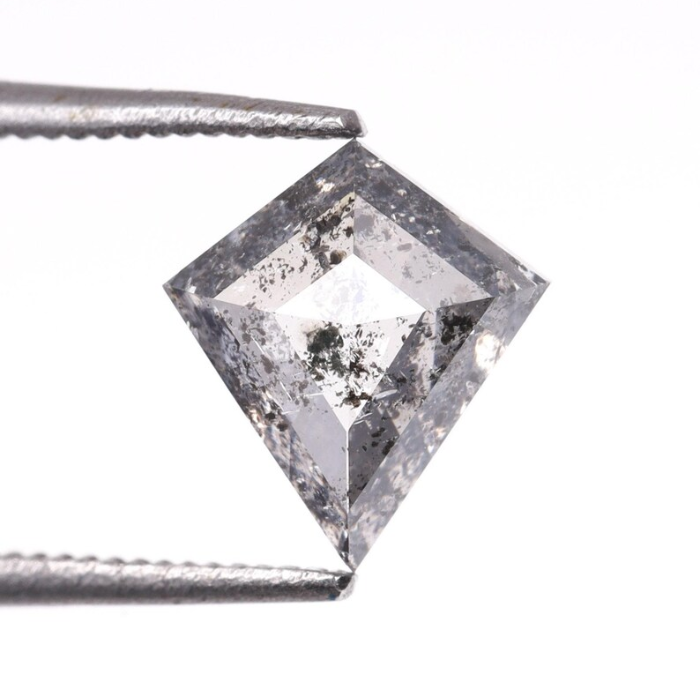 Kite Cut Loose Salt and Pepper Earth Mined Diamond