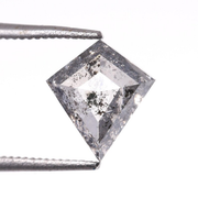Kite Cut Loose Salt and Pepper Earth Mined Diamond