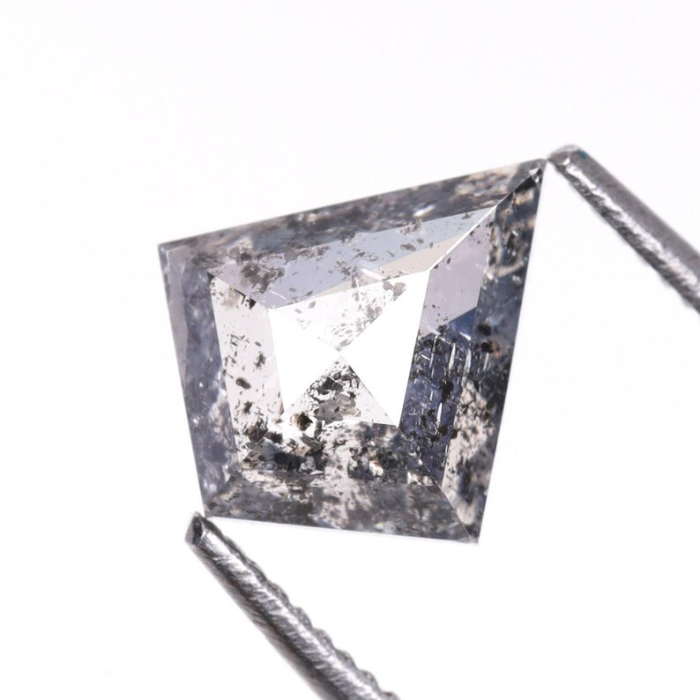 Kite Cut Loose Salt and Pepper Earth Mined Diamond