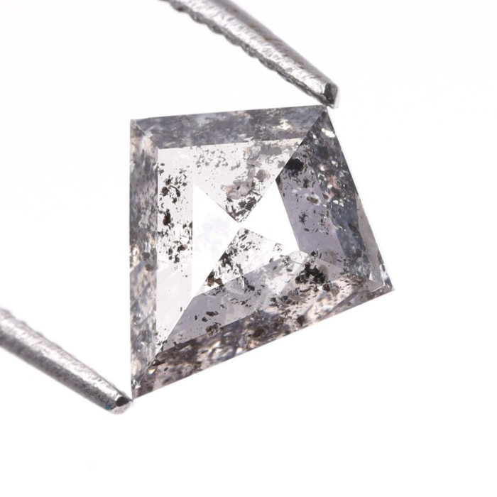 Kite Cut Loose Salt and Pepper Earth Mined Diamond