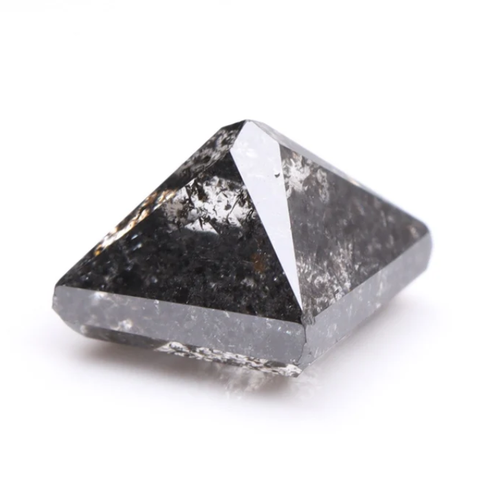 Kite Cut Loose Salt and Pepper Rose Cut Natural Diamond