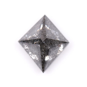 Kite Cut Loose Salt and Pepper Rose Cut Natural Diamond