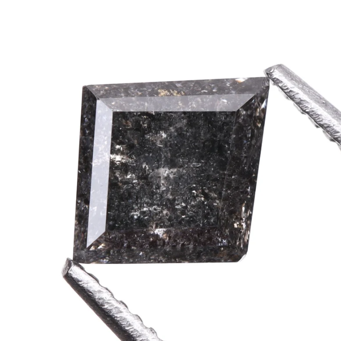 Kite Cut Loose Salt and Pepper Rose Cut Natural Diamond