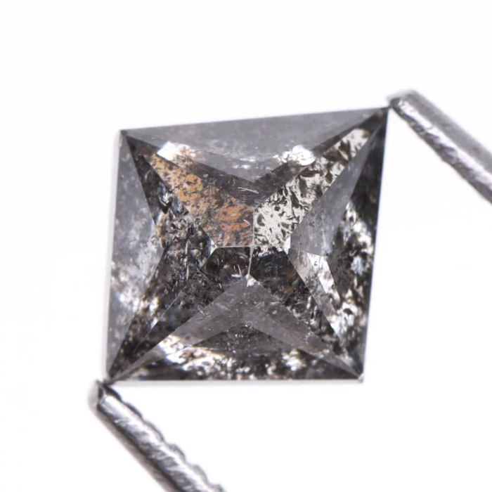 Kite Cut Loose Salt and Pepper Rose Cut Natural Diamond