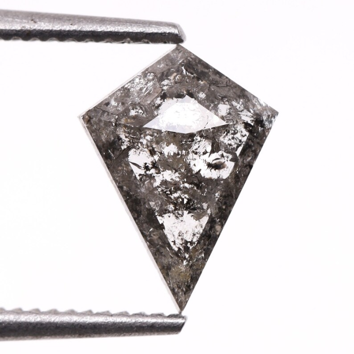 Kite Cut Natural Full Cut Salt and Pepper Diamond