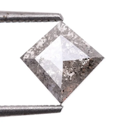 Kite Cut Natural Full Cut Salt and Pepper Diamond