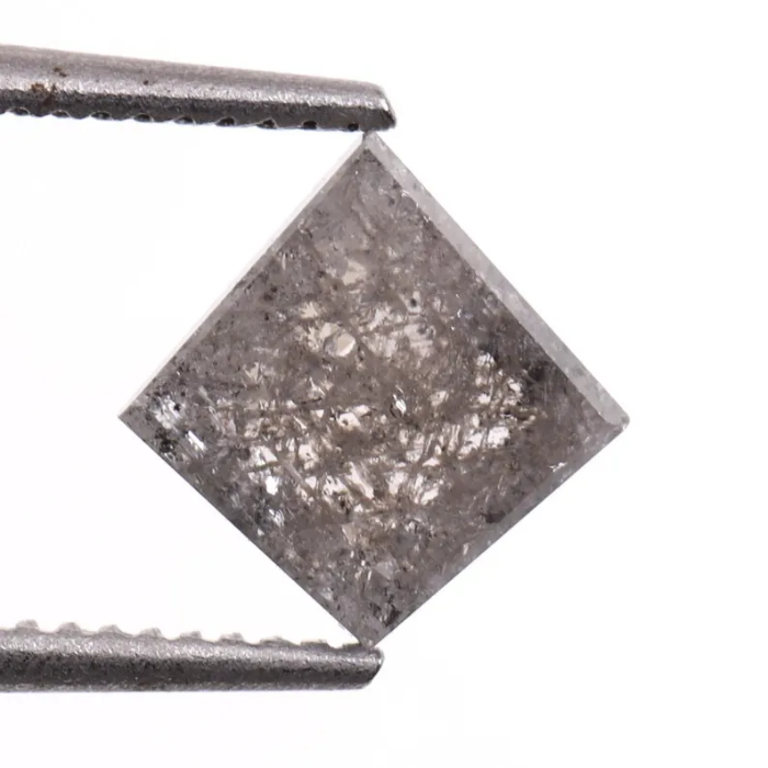 Kite Cut Natural Full Cut Salt and Pepper Diamond