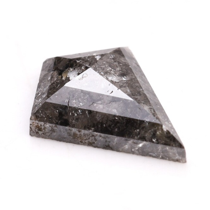 Kite Cut Natural Full Cut Salt and Pepper Diamond