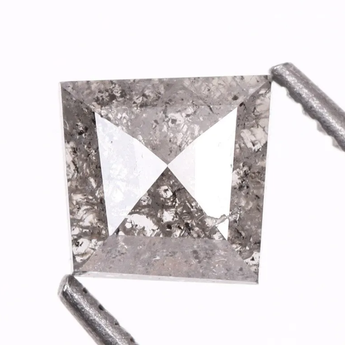 Kite Cut Natural Full Cut Salt and Pepper Diamond