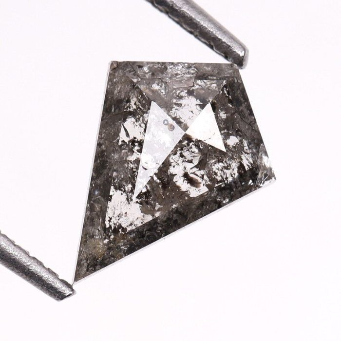 Kite Cut Natural Full Cut Salt and Pepper Diamond