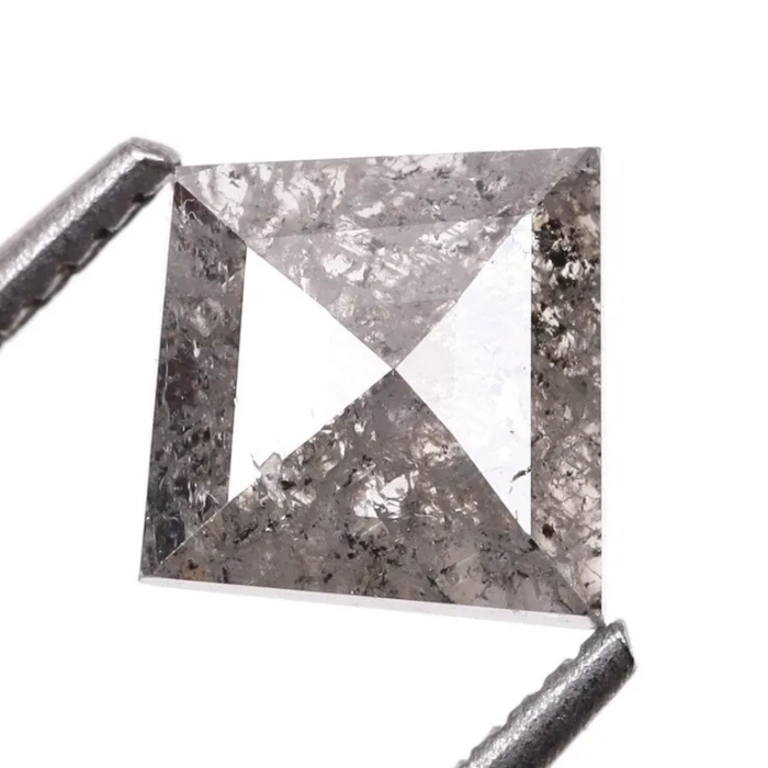Kite Cut Natural Full Cut Salt and Pepper Diamond