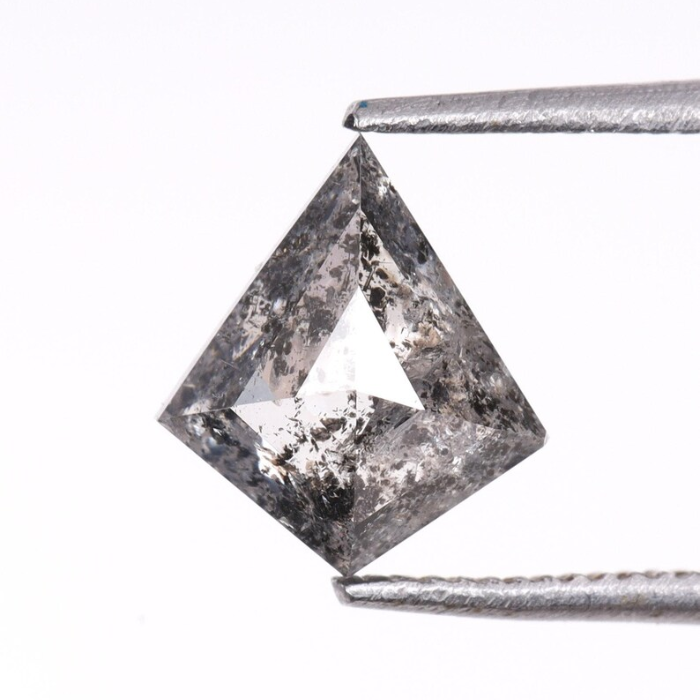 Kite Cut Natural Loose Full Cut Salt and Pepper Diamond