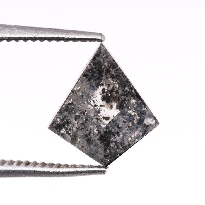 Kite Cut Natural Loose Full Cut Salt and Pepper Diamond