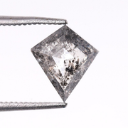 Kite Cut Natural Loose Full Cut Salt and Pepper Diamond
