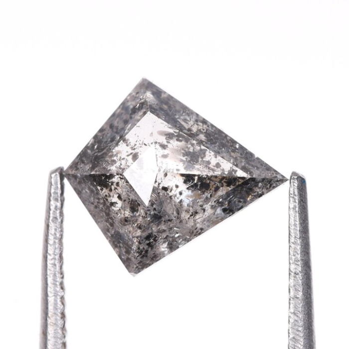 Kite Cut Natural Loose Full Cut Salt and Pepper Diamond