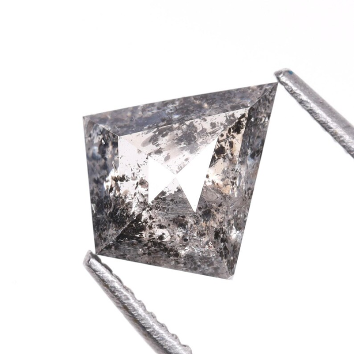 Kite Cut Natural Loose Full Cut Salt and Pepper Diamond