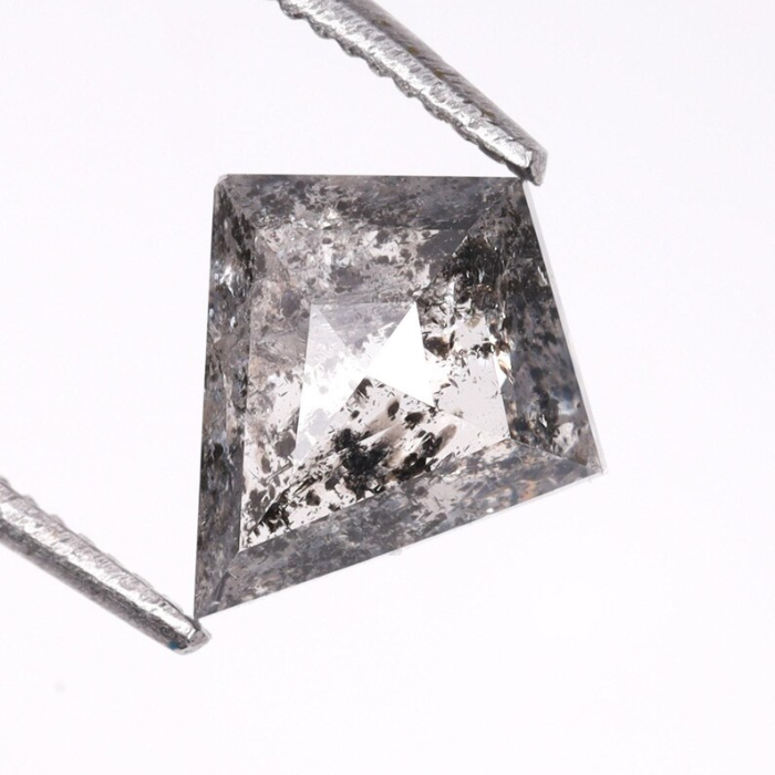 Kite Cut Natural Loose Full Cut Salt and Pepper Diamond