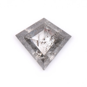 Kite Cut Natural Rose Cut Salt And Pepper Diamond