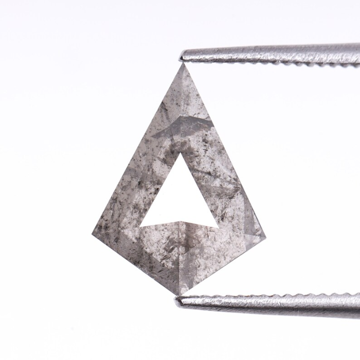 Kite Cut Natural Salt And Pepper Diamond