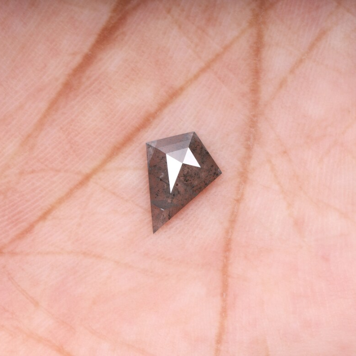 Kite Cut Natural Salt And Pepper Diamond