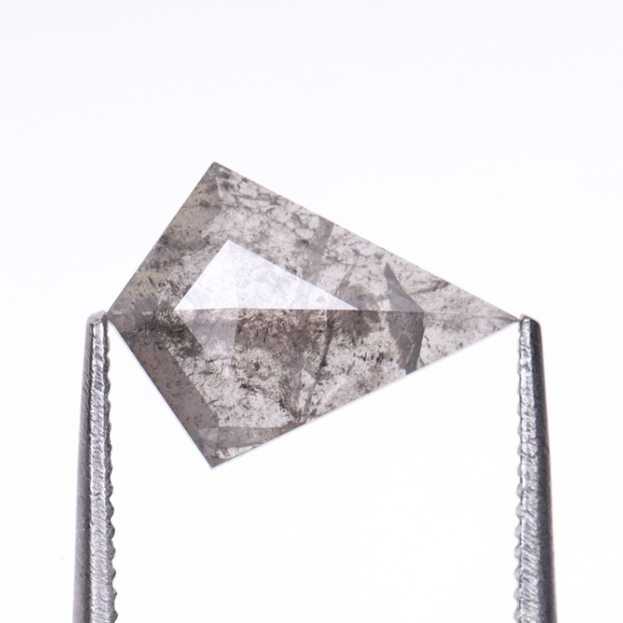 Kite Cut Natural Salt And Pepper Diamond