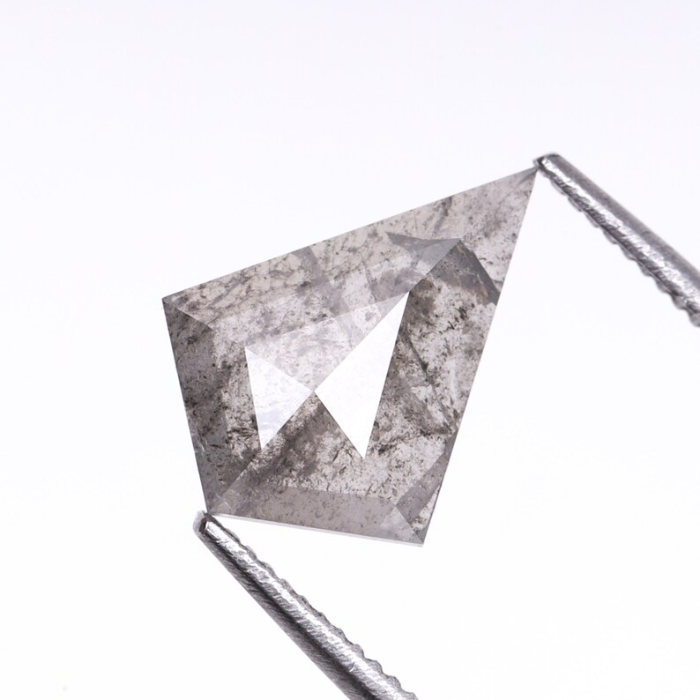 Kite Cut Natural Salt And Pepper Diamond