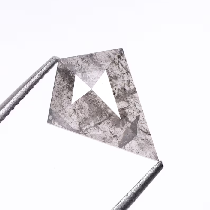 Kite Cut Natural Salt And Pepper Diamond