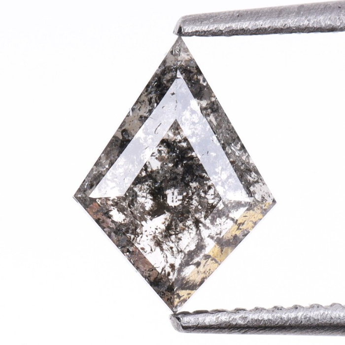 Kite Cut Natural Salt and Pepper Earth Mined Diamond