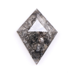 Natural Kite Cut Salt and Pepper Earth Mined Diamond