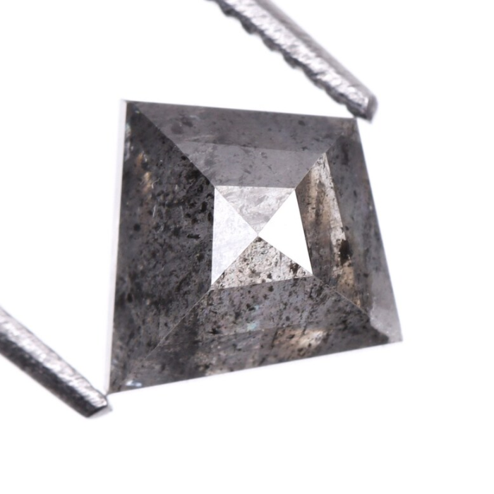 Kite Cut Natural Salt and Pepper Full Cut Loose Diamond