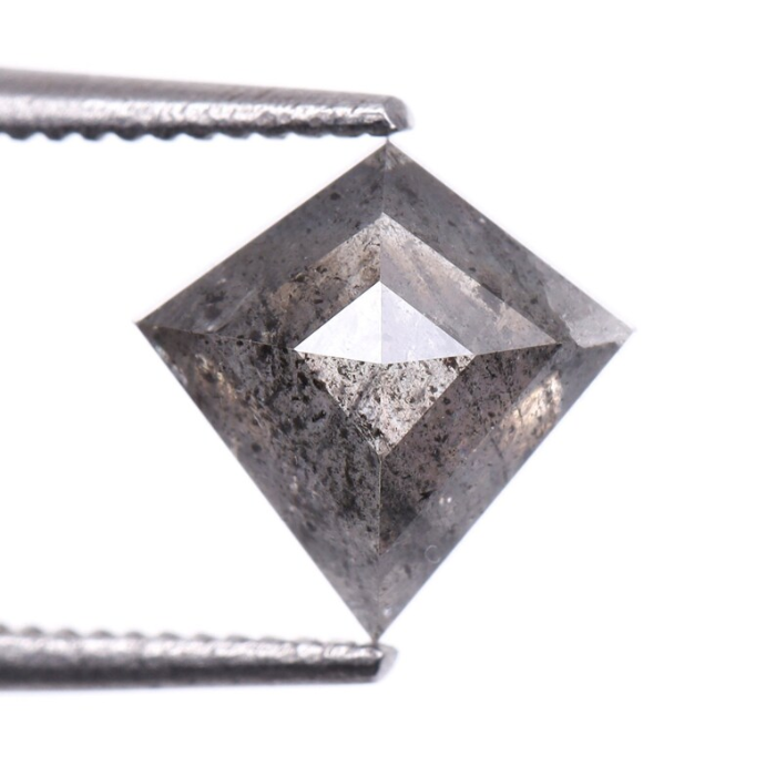 Kite Cut Natural Salt and Pepper Full Cut Loose Diamond