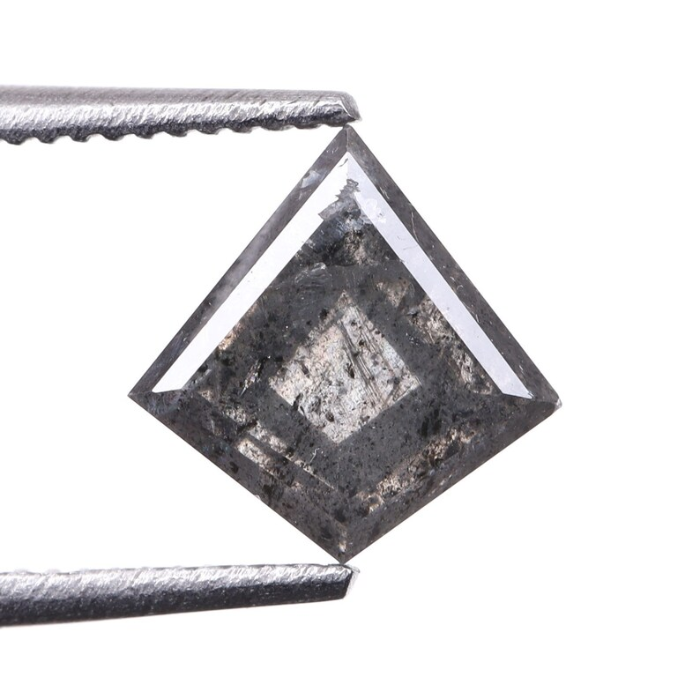 Kite Cut Natural Salt and Pepper Full Cut Loose Diamond